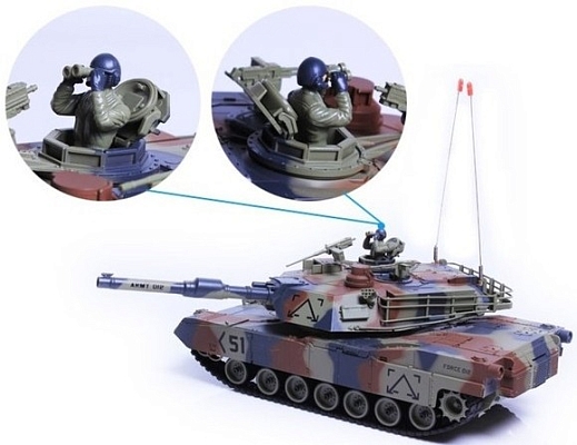 ���� �� ��������������� Huan Qi M1A2 Abrams 1:24