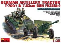 ������� ������ MiniArt Artillery Tractor T-70(r) and 7.62cm Gun FK288(r) (1:35)