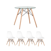 Eames Eames D80 ���� ����������, 4 ����� Eames DSW �����