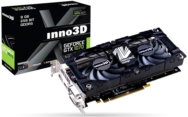 ���������� Inno3D GeForce GTX 1070 N1070-2SDV-P5DS