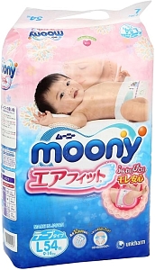 ���������� Moony Diapers L [ L / 54 pcs]
