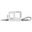 GoPro Sleeve + Lanyard HERO8 White (AJSST-002)