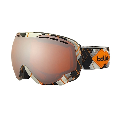 Bolle ����������� ����� Bolle Emperor 2016 grey orange argyle/citrus gun