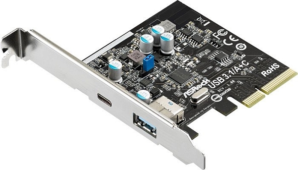 PCI ���������� ASRock USB 3.1/A+C