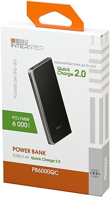Powerbank ����������� InterStep PB6000QC