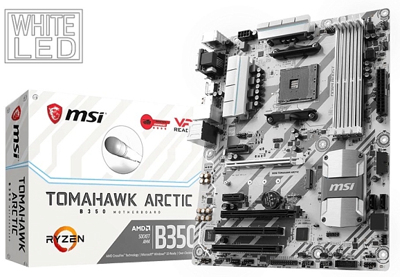 ����������� ����� MSI B350 TOMAHAWK ARCTIC