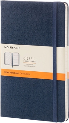 ������� Moleskine Ruled Notebook Large Sapphirine
