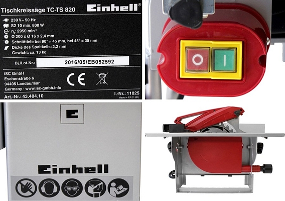 ���� Einhell TH-TS 820