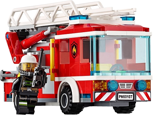 ����������� Lego Fire Ladder Truck 60107