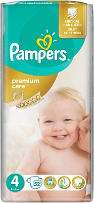 ���������� Pampers Premium Care 4 [Premium Care 4 / 52 pcs]