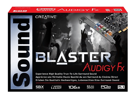 �������� ����� Creative Sound Blaster Audigy Fx
