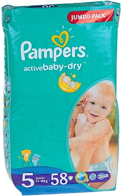 ���������� Pampers Active Baby-Dry 5 [Active Baby-Dry 5 / 110 pcs]