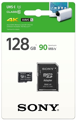����� ������ Sony microSDXC 90 Mb/s UHS-I U1 [microSDXC 90 Mb/s UHS-I U1 64Gb]