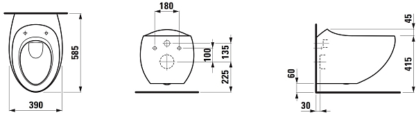 ������ Laufen Alessi One 820976