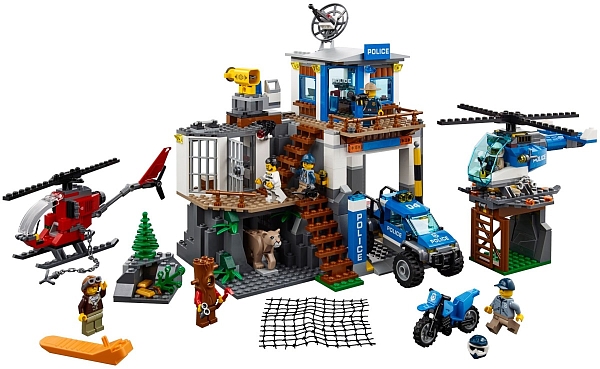 ����������� Lego Mountain Police Headquarters 60174