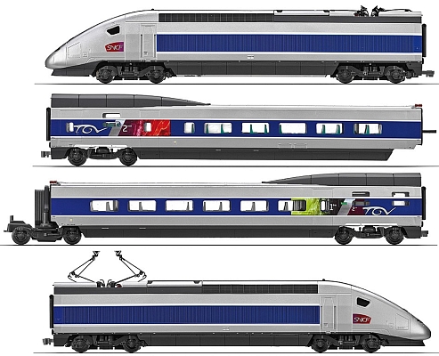 �������� / �������� ������ MEHANO Speed Train TGV POS