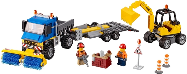 ����������� Lego Sweeper and Excavator 60152