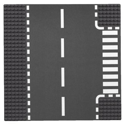 ����������� Lego T-Junction and Curved Road Plates 7281