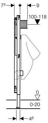 ����������� ��� ������� Geberit Duofix 111.616.00.1
