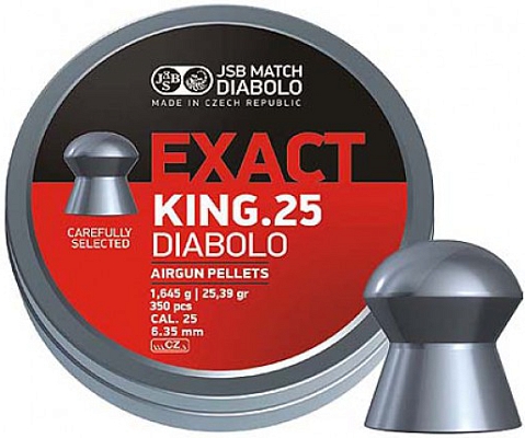 JSB Exact King 6.35 mm 1.64 g 350 pcs