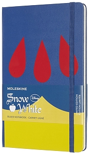 ������� Moleskine Snow White Ruled Notebook Blue
