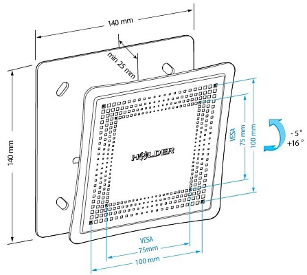 ���������/��������� Holder LCD-T1802