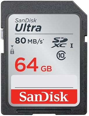 ����� ������ SanDisk Ultra SDXC UHS-I 533x Class 10 [Ultra SDXC UHS-I 533x Class 10 64Gb]