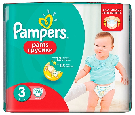 ���������� Pampers Pants 3 [Pants 3 / 26 pcs]