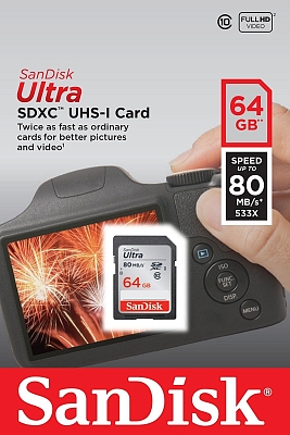 ����� ������ SanDisk Ultra SDXC UHS-I 533x Class 10 [Ultra SDXC UHS-I 533x Class 10 128Gb]