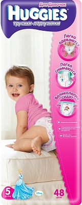���������� Huggies Pants Girl 5 [Pants Girl 5 / 48 pcs]