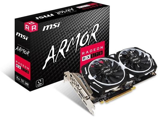 ���������� MSI RX 570 ARMOR 8G OC