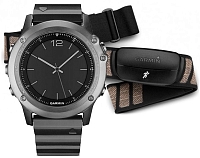 ������� ������ Garmin Fenix 3 Sapphire HRM Bundle