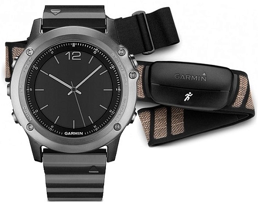������� ������ Garmin Fenix 3 Sapphire HRM Bundle