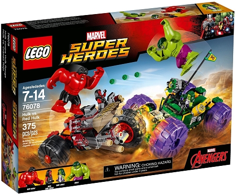 ����������� Lego Hulk vs. Red Hulk 76078