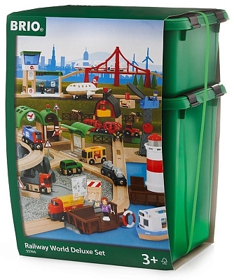 �������� / �������� ������ BRIO Railway World Deluxe Set 33766