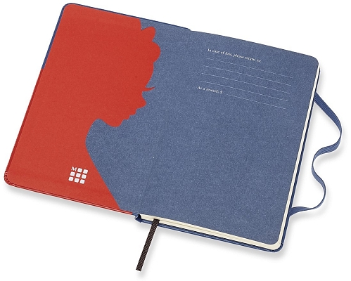 ������� Moleskine Snow White Ruled Notebook Pocket Blue