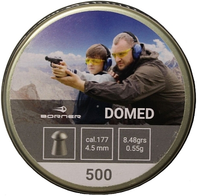 BORNER Domed 4.5 mm 0.55 g 500 pcs