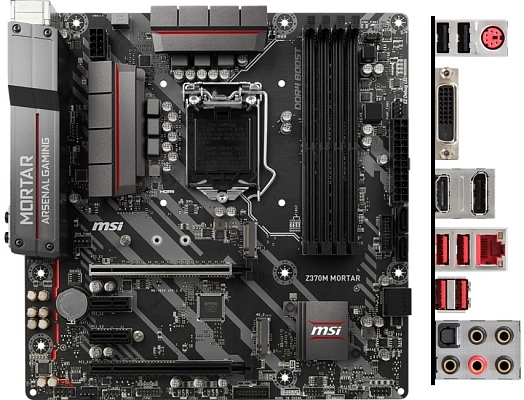 ����������� ����� MSI Z370M MORTAR