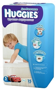 ���������� Huggies Pants Boy 5 [Pants Boy 5 / 15 pcs]
