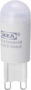 IKEA LED G9 2.4W 2700K 80355394