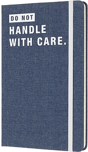 ������� Moleskine Denim Do Not Handle With Care Ruled
