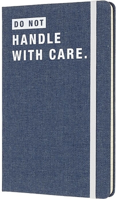 ������� Moleskine Denim Do Not Handle With Care Ruled