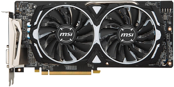 ���������� MSI RX 580 ARMOR 8G OC