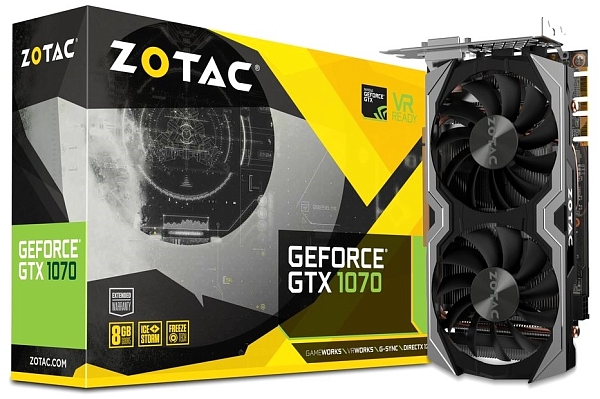 ���������� ZOTAC GeForce GTX 1070 ZT-P10700G-10M