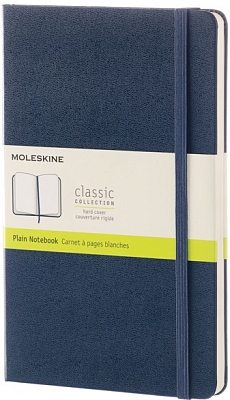 ������� Moleskine Plain Notebook Large Sapphirine