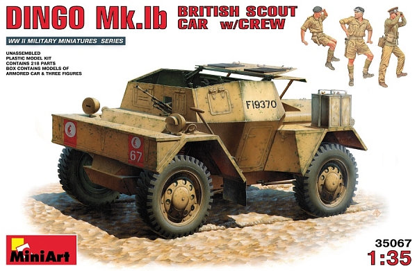 ������� ������ MiniArt Dingo Mk.Ib British Scout Car w/Crew (1:35)