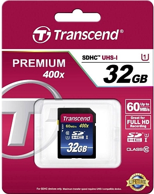 ����� ������ Transcend Premium 400x SDHC Class 10 UHS-I [Premium 400x SDHC Class 10 UHS-I 16Gb]