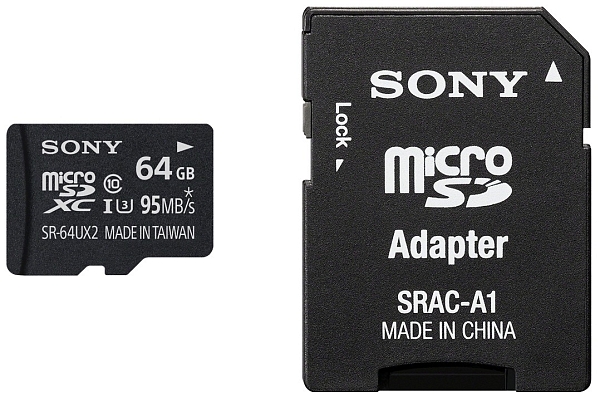 ����� ������ Sony microSDXC UHS-I U3 [microSDXC UHS-I U3 64Gb]