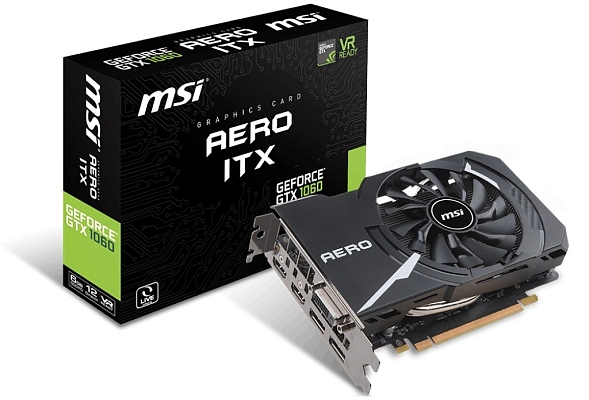 ���������� MSI GTX 1060 AERO ITX 6G OC