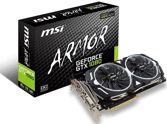 ���������� MSI GTX 1080 Armor 8G OC